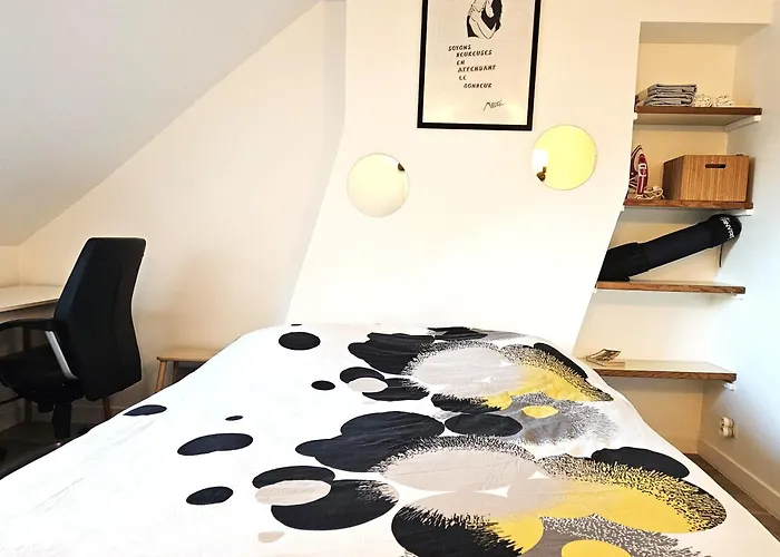 アパート Le Duplex De - - Gare - Commerces - Marche トルヴィル＝シュル＝メール